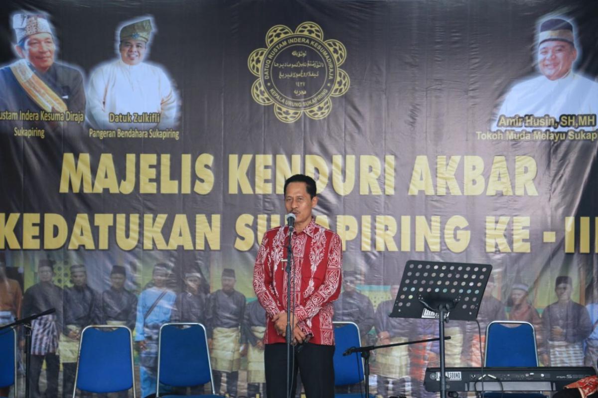 Walikota Medan Hadiri Majelis Kenduri Akbar Kedatukan Sukapiring