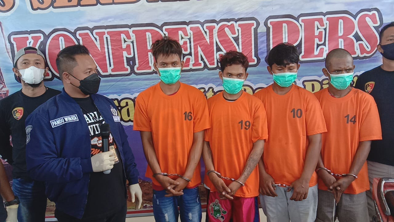 Tim Scorpion Satreskrim Polres Sergai  Ringkas Komplotan Spesialis Curanmor