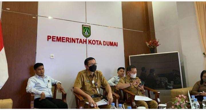 Sekda Kota Dumai Hadiri Rapat Pleno TPAKD Secara Virtual Thn 2021