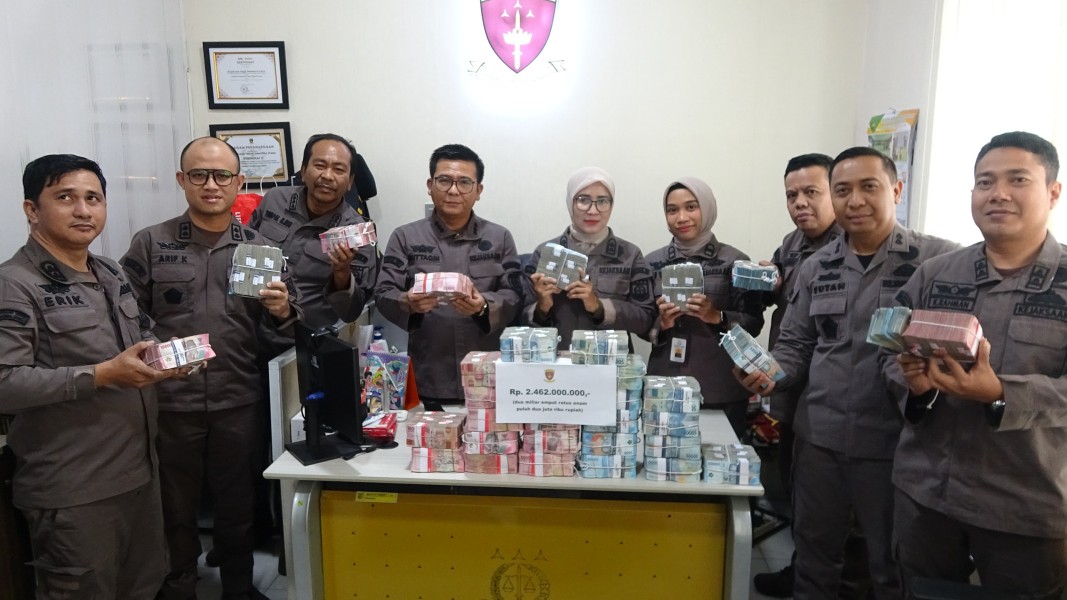 Kejati Sumut Kembali Terima Penitipan Uang Kerugian Keuangan Negara Rp2,4 Miliar Lebih Atas Dugaan Korupsi Pemotongan ADD Kota Padangsidimpuan