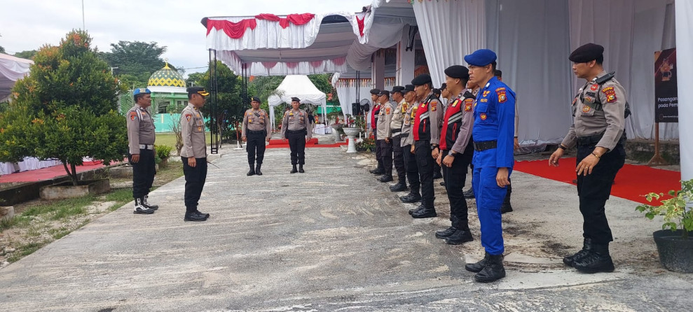 Ciptakan Pilkada Aman, Kapolres Dumai Pimpin Kegiatan Operasi Pengamanan Di KPU