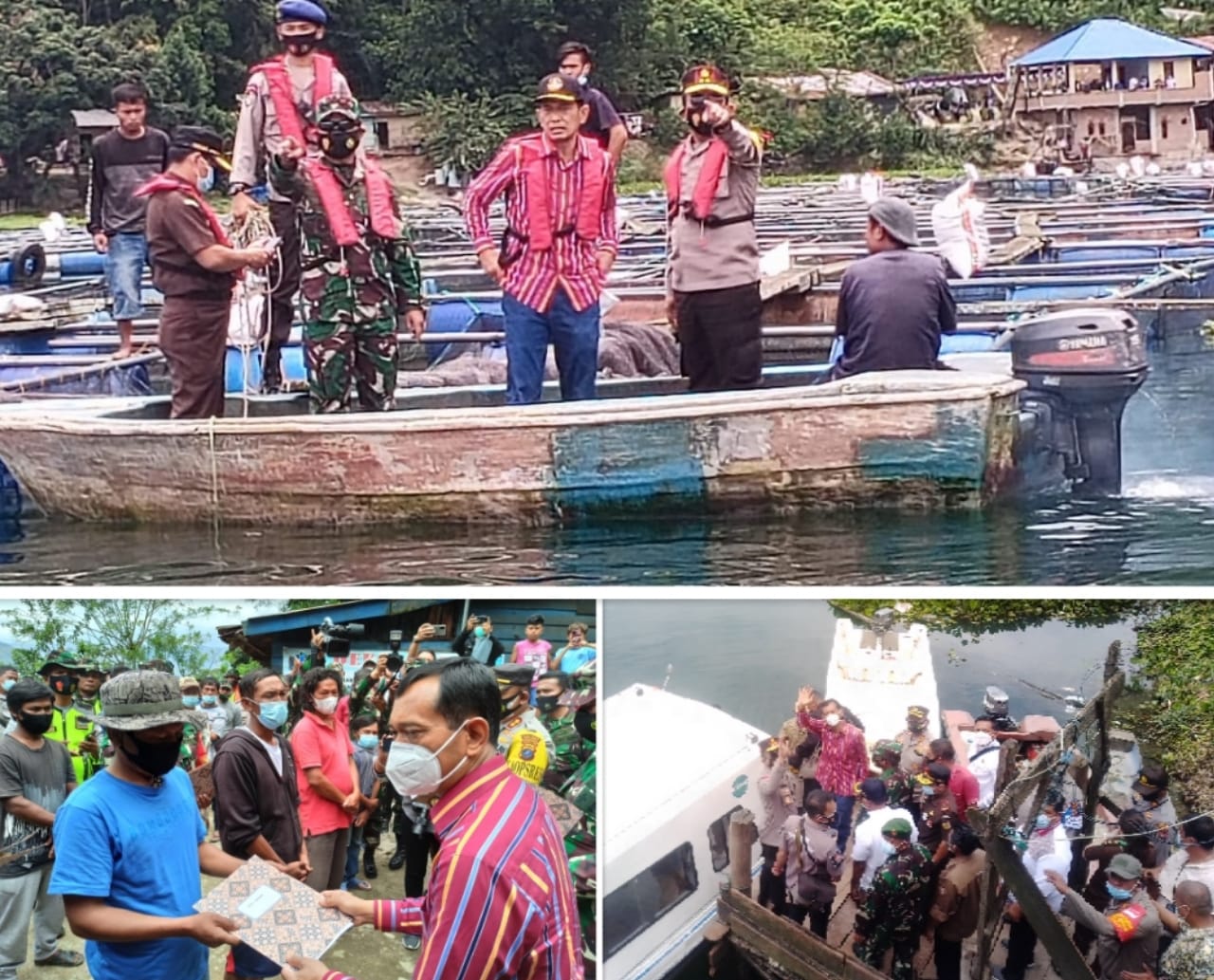 Dukung Program Jokowi, Pemkab Simalungun Tertibkan KJA di Kecamatan Girsang Sipangan Bolon 