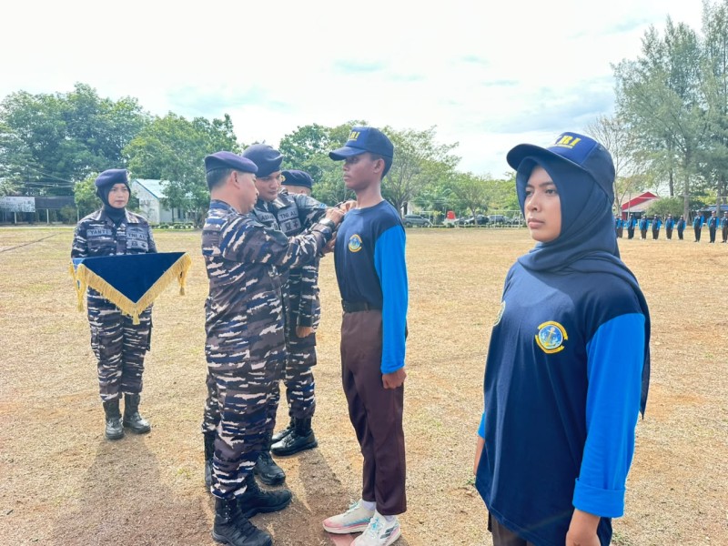 Gembleng Generasi Bahari, Kodaeral I Kobarkan Semangat Patriotisme 100 Pelajar dalam Persami KKRI di Lhokseumawe
