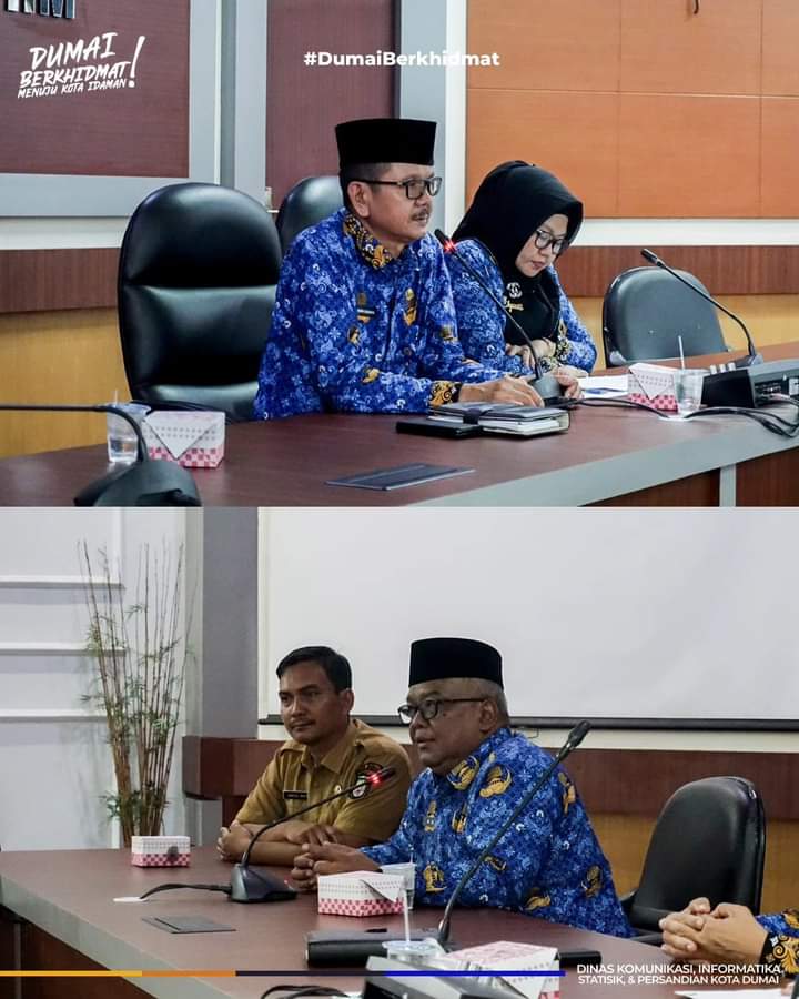 Lawan Stunting, Sekda) Kota Dumai, H. Indra Gunawan Pimpin Rapat TPPS Kota Dumai