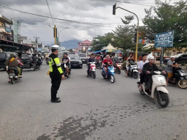 Personil Polres Madina, Gelar Pos Padat selama Ramadhan
