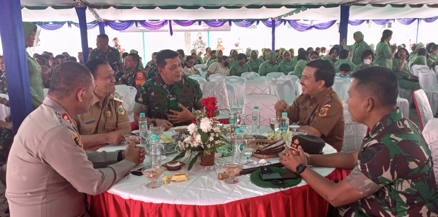 Wakil Bupati Pakpak Bharat Hadiri Kunjungan Kerja Danrem 023/KS