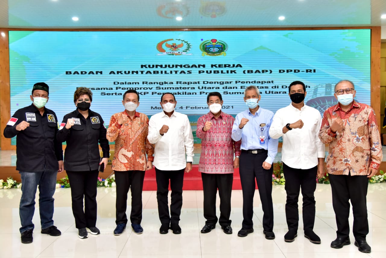 DPD RI  Kunker ke Pemprovsu Bupati Sergai Hadiri Rapat Pertemuan Anggota  BAP 