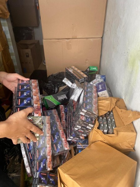 KPPBC Dumai dan Tim P2  Sita BKC HT tanpa Pita Cukai