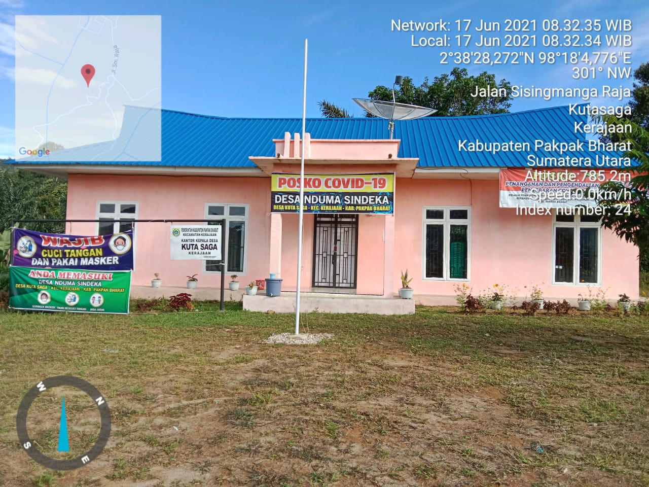 Miris, Jam Kerja, Kantor Kepala Desa Kuta Saga, Kerajaan Tutup