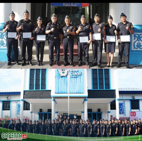 Kepala Kanwil DJBC Riau Pimpin Apel Penguatan Integritas Di KPPBC TMP B Dumai