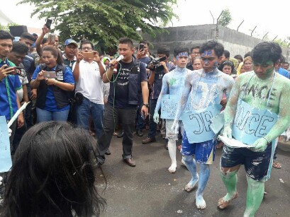 Polisi Amankan Proses Sidang dan Aksi Unjuk Rasa Depan Gedung PTTUN