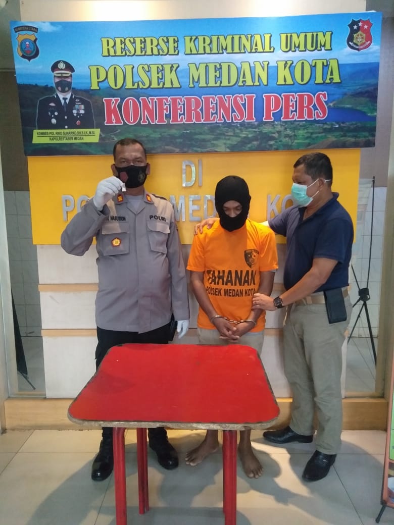 Curiga Glagat AR, Polsek Medan Kota Amankan Pecandu Narkoba