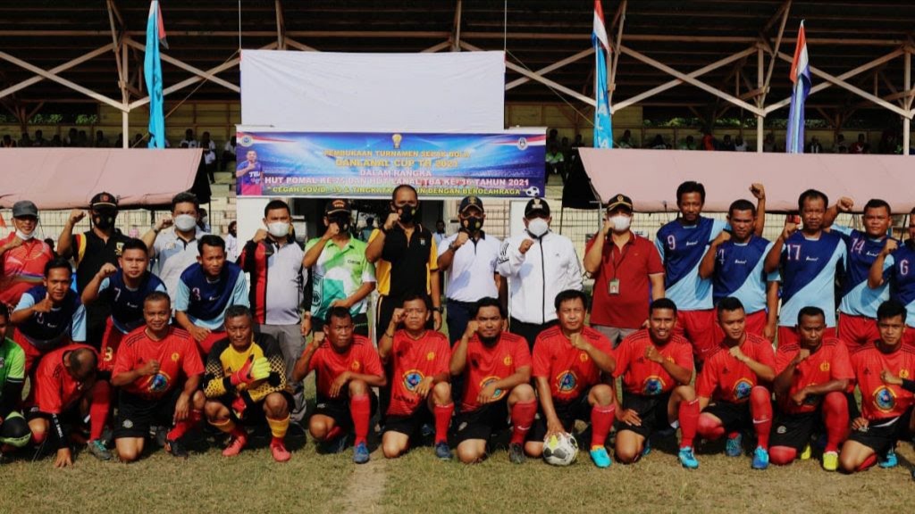 Wali Kota Tanjung Balai Buka Turnamen Sepak Bola Danlanal Cup Tahun 2021