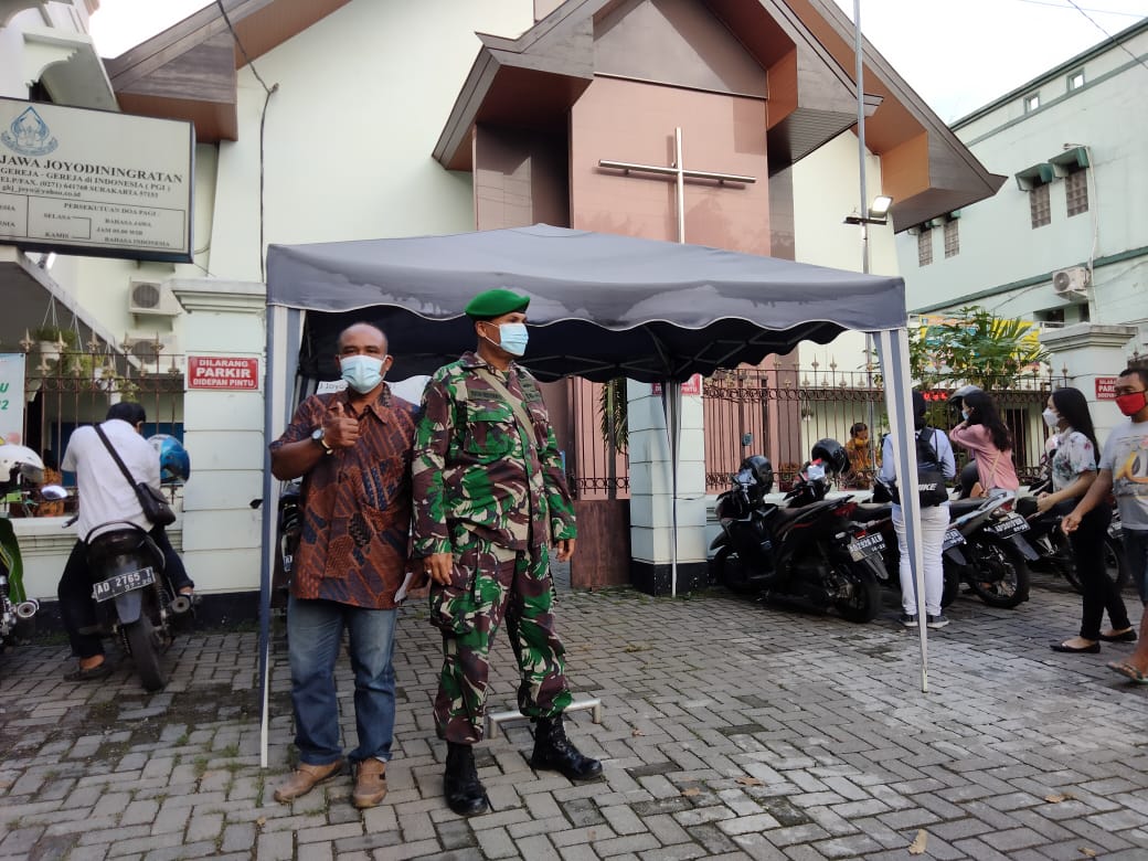 Inilah Harapan Serma Yudhi, Amankan Pelaksanaan Ibadah Mingguan di GKJ Joyodiningratan