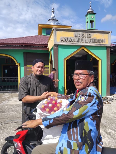 Idul Adha 1447 H/2026 M, DPD II IPK Dumai Berbagi di Masjid Awwamulmu'minin