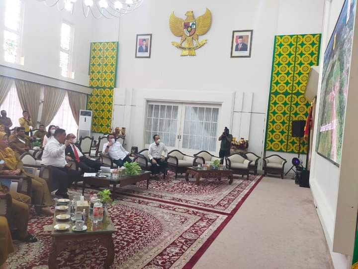 Bupati Eddy Berutu Temui Gubsu Edy Rahmayadi Bahas  Pengembangan Holtikultura di Parbuluan