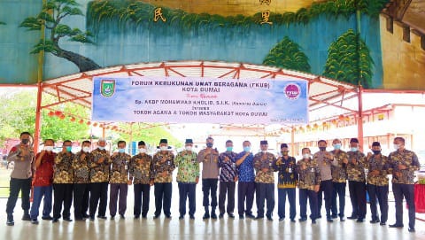 Kapolres Dumai Laksanakan Temu Ramah Bersama Toma Dan Toga Tergabung FKUB