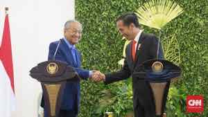Tangkap Buronan Malaysia, Mahathir Berterima Kasih ke Jokowi