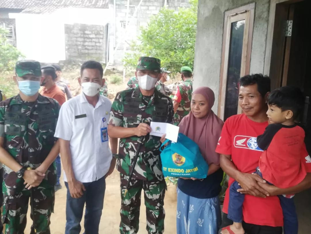 Danrem 081/DSJ Terus Peduli dan Berempati Kepada Masyarakat