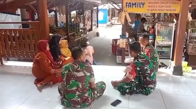 Babinsa Sidokerto Kunjungi Warga Natah, Dua Isu Ini Jadi Perhatian