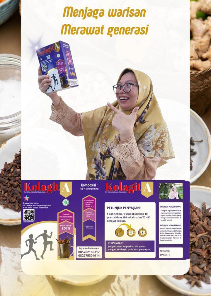 Hati- hati Produk Palsu, KOLAGITA yang Asli Tampil Percaya Diri dari Perkuatan Kualitas Produk