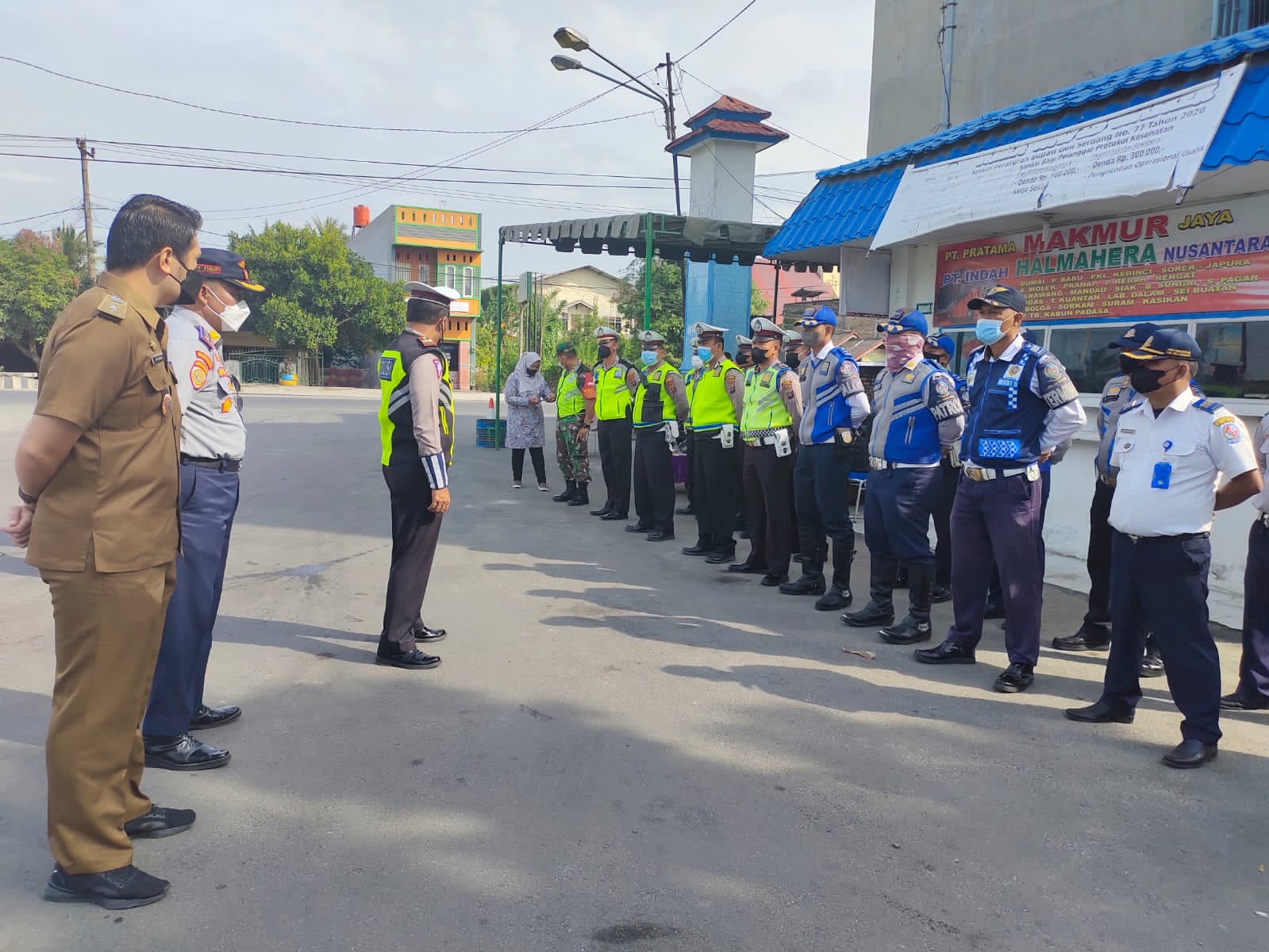 Dukung Percepatan Vaksinasi, Sat Lantas Polresta Deli Serdang Laksanakan Ops Yustisi
