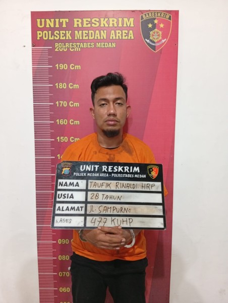 Unit Reskrim Polsek Medan Area Ringkus Spesialis Pencurian Spion Mobil
