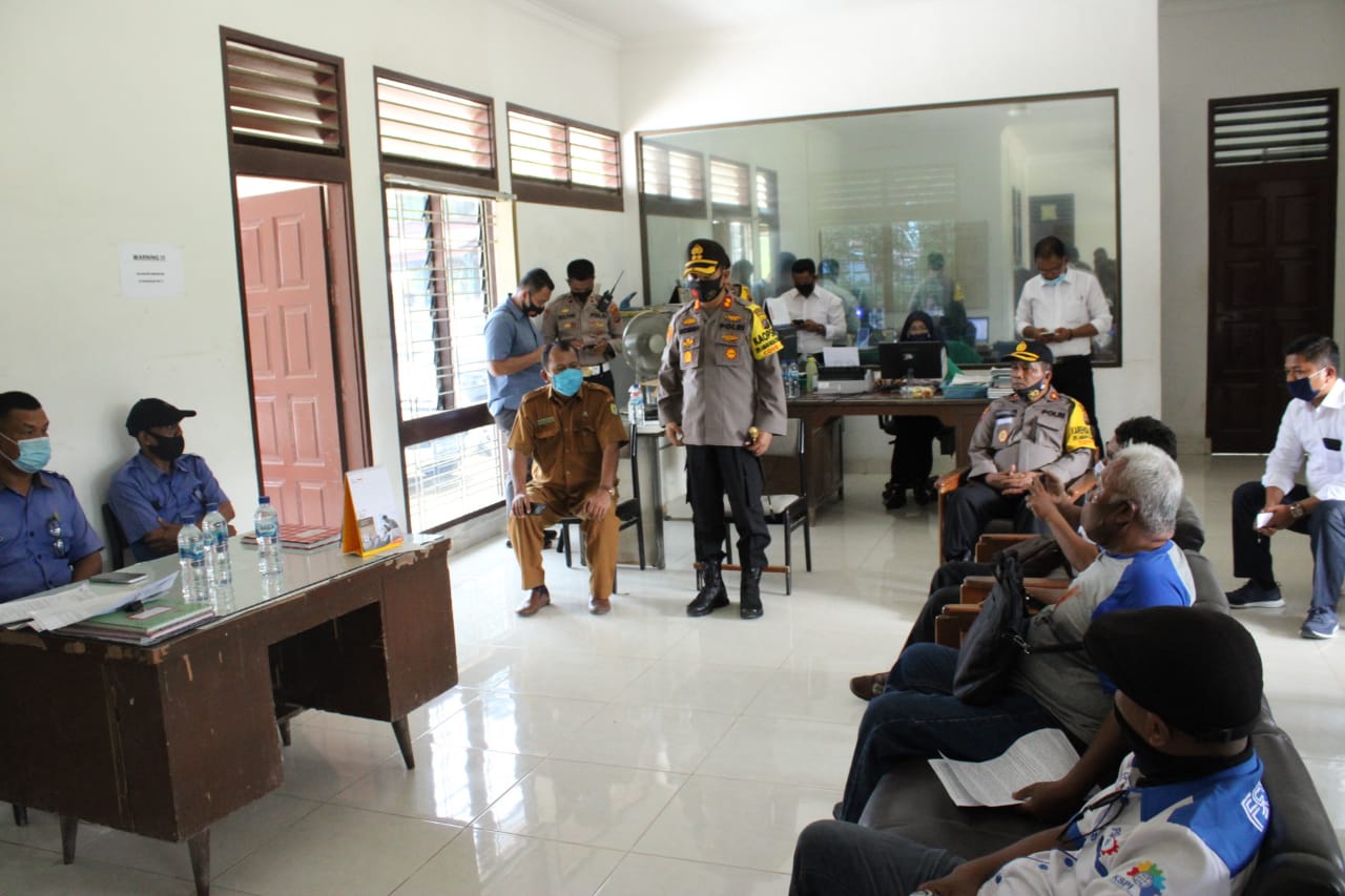 Kapolres Sergai Mediasi Permasalahan PT. Sidojadi dengan FSPMI