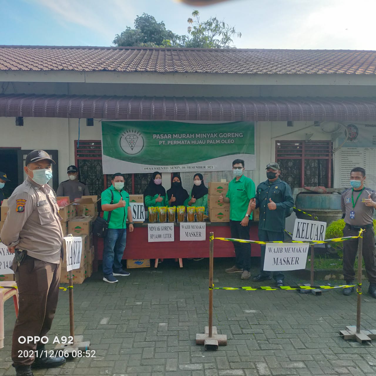 PT PHPO Buka Pasar Murah di Desa Saentis Deliserdang
