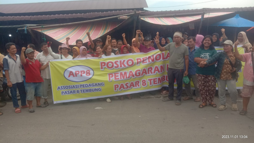 Gawat...! Wacana Pemagaran Lahan, 300 Pedagang Pasar Gambir VIII Terancam Tak bisa Cari Nafkah