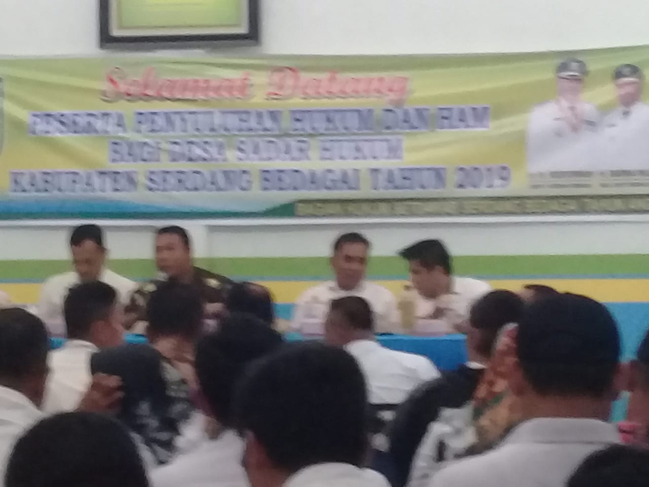 Setdakab Serdang Bedagai Gelar Penyuluhan Hukum dan HAM Desa Sadar Hukum 2019