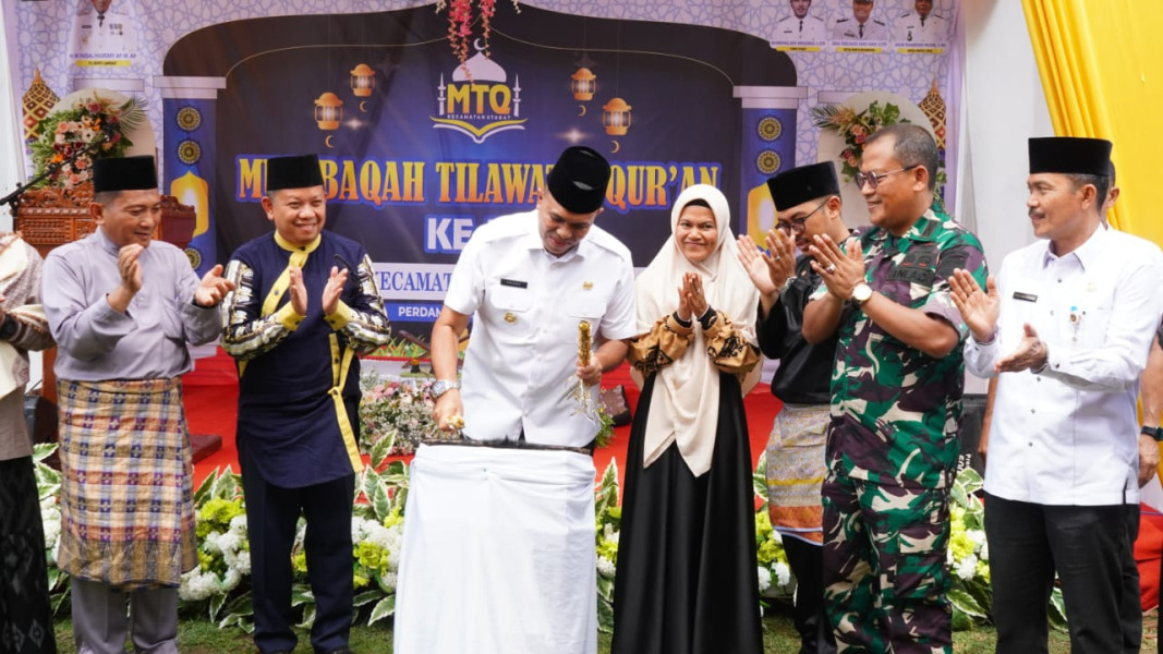 Pj. Bupati Langkat Resmi Membuka MTQ Ke-57 Tingkat Kecamatan Stabat 2024