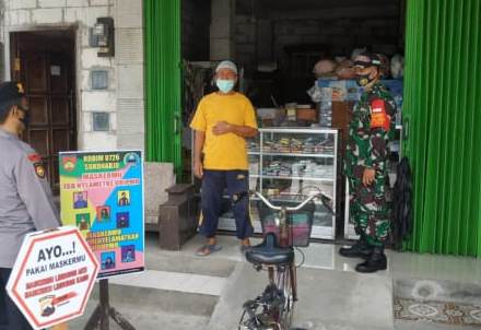 PPKM di Sukoharjo Diperpanjang, Tawangsari Gencar Laksanakan Himbauan Prokes