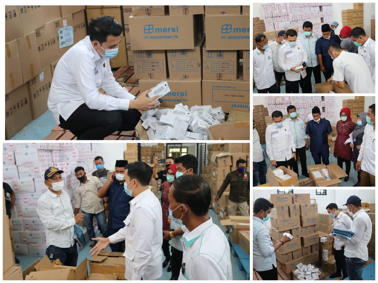 Ketua DPRD Sergai Bersama Komisi D Inspeksi Mendadak Gedung UPT, Farmasi Dinkes