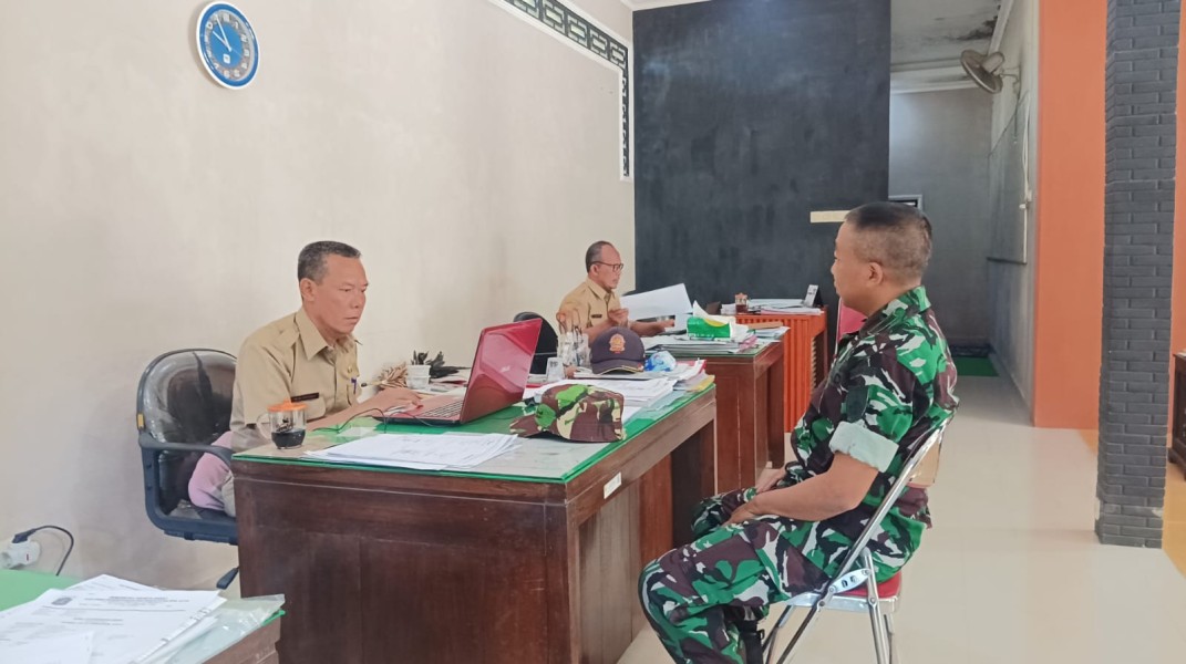 Koramil 21/Bulukerto Perkuat Sinergi dengan Pemerintah Kelurahan Demi Kemajuan Wilayah