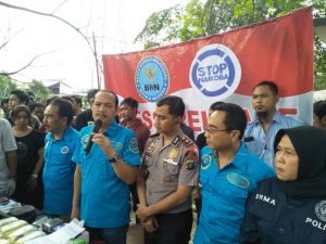 BNN  Bersama Tim Polrestabes Medan Ungkap Peredaran Jaringan Narkotika Internasional