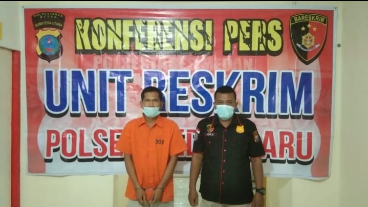 Barbut Sabu Paket Lima Puluh Ribu, Antar Warga Mandala Ini Nginap Di Penjara Polsek Medan Baru