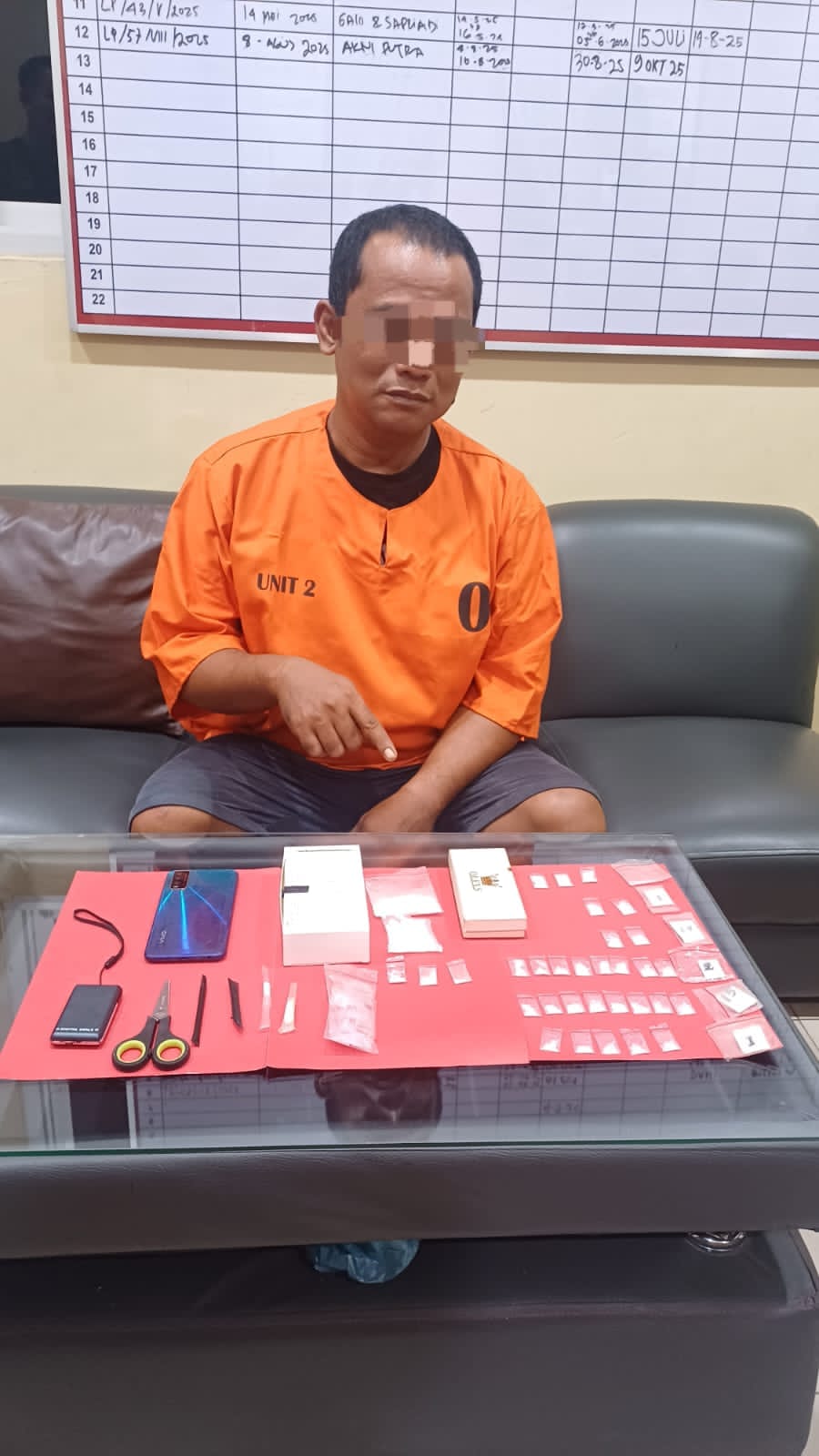Polres Dumai Ungkap Peredaran Narkoba, 33 Paket Disita dari Pelaku