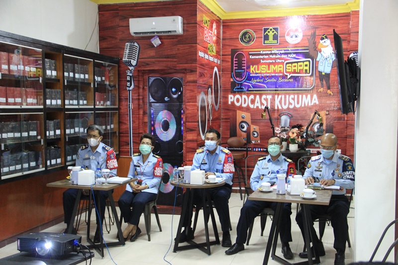 Kanwil Kemenkumham Sumut Laksanakan Pengawasan dan Pembinaan Melalui KUSUMA Sapa