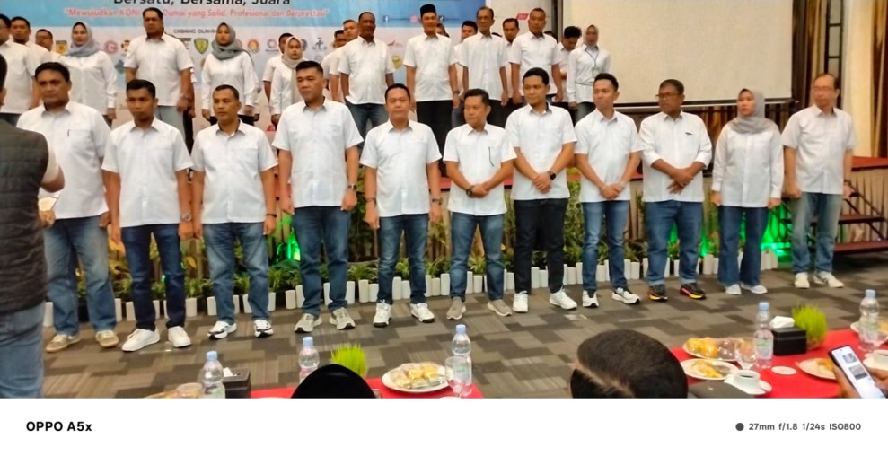 Pengurus KONI Dumai Masa Bakti 2026-2030 Resmi Dilantik, Usung Tema 