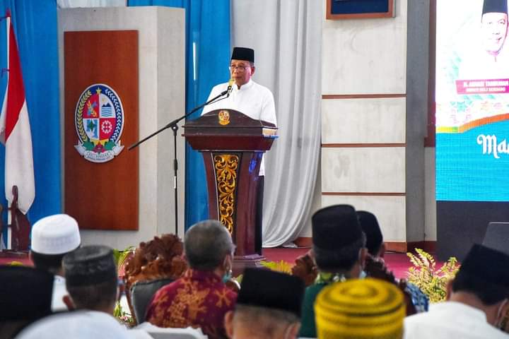 Bupati Deli Tepung Tawari  dan Melepas Keberangkatan 372 Jamaah Calon Haji Asal Kabupaten Deli Serda