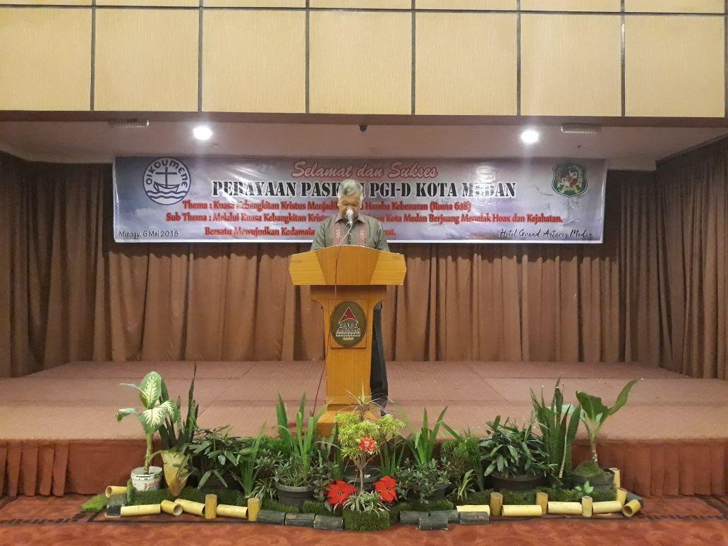 Wali Kota Medan Hadiri Perayaan Paskah PGI-D Kota Medan