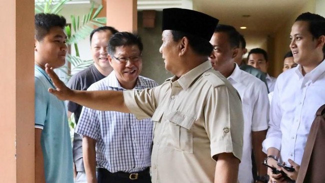 Prabowo Dapat Dukungan dari Seorang Warga Keturunan Tionghoa