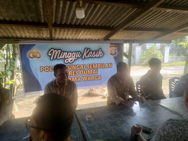 Reskrim Polsek Sungai Sembilan Gelar Giat Minggu Kasih RT 05 Kelurahan Lubuk Gaung