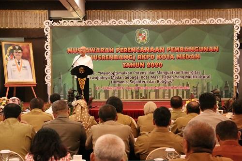 Walikota Resmi Buka Musrenbang RKPD Kota Medan Tahun 2020