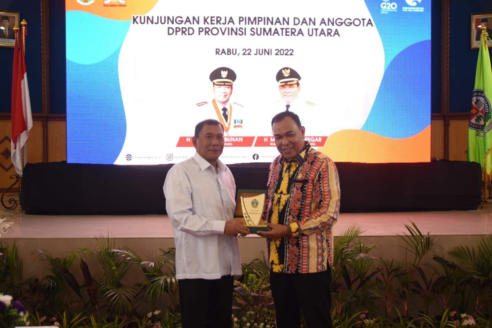 Bupati Deli Serdang Terima  Kunjungan Kerja  DPRD Provinsi Sumatera Utara