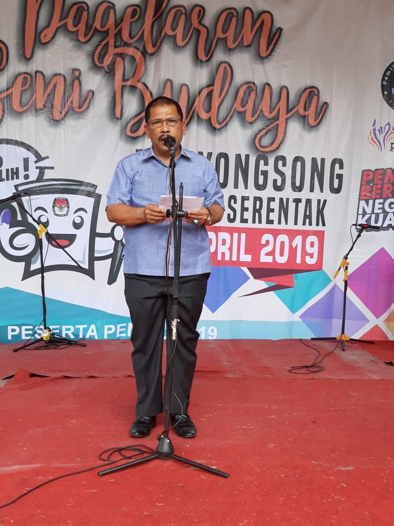 Walikota Medan Hadiri Pagelaran Seni dan Budaya Sukseskan Pemilu Serentak 2019