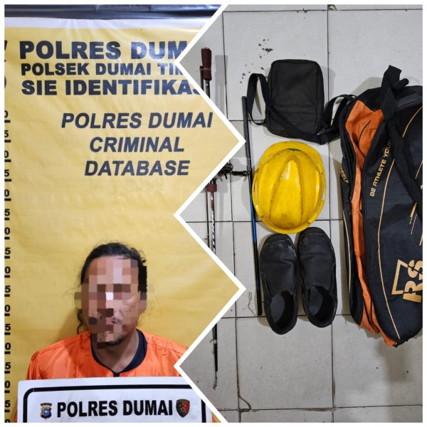Polsek Dumai Timur Berhasil Ungkap Kasus Dugaan Tindak Pidana Pencurian