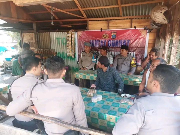 Bhabinkamtibmas Polres Madina Laksanakan Jum’at Cuhat di Desa Huta Bargot Dolok
