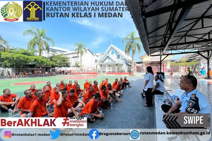 Rutan Kelas I Medan Melaksanakan Program Mapenaling dalam Percepatan Penyesuaian dan Adaptasi WBP